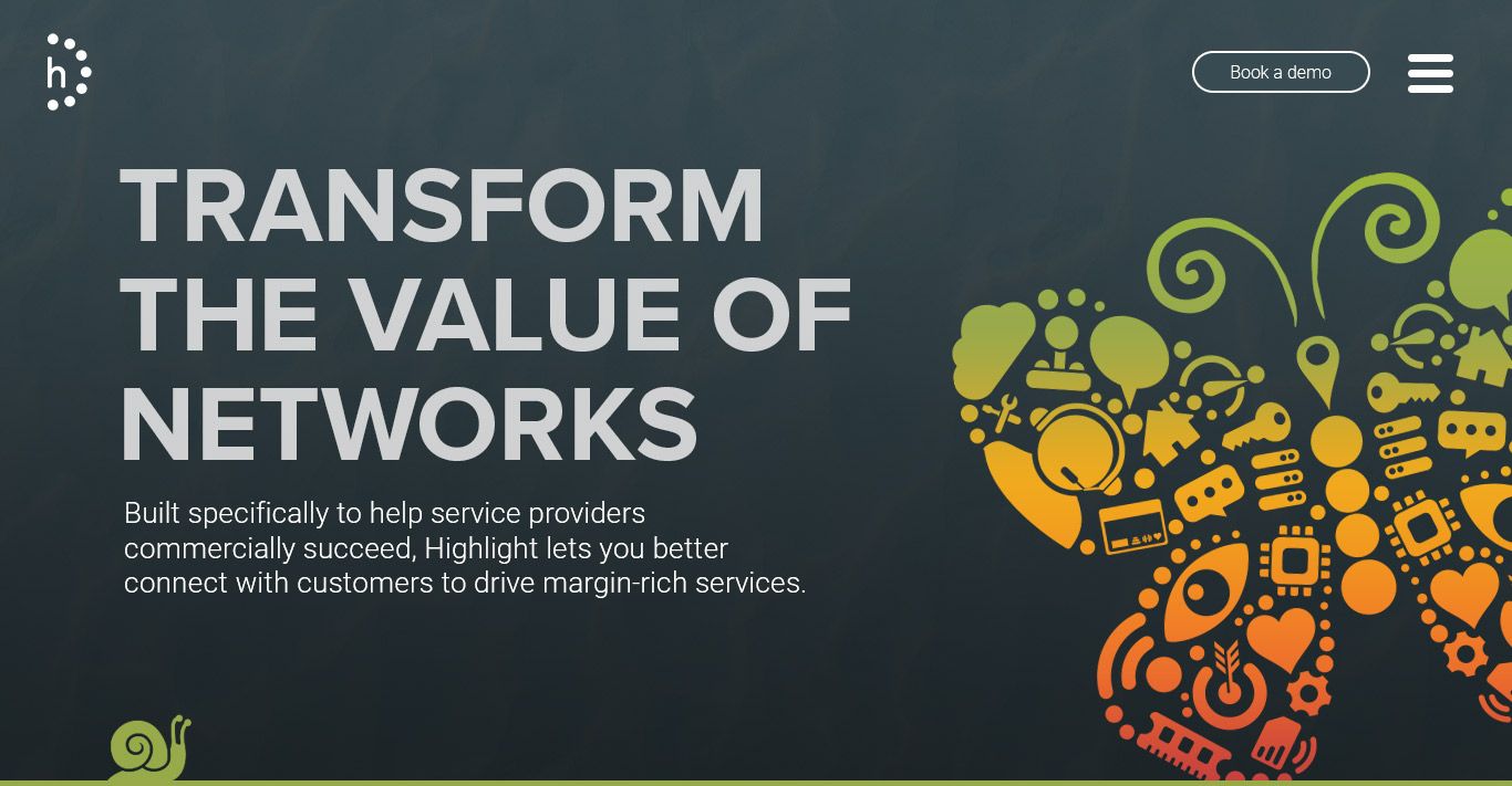 Highlight landing page